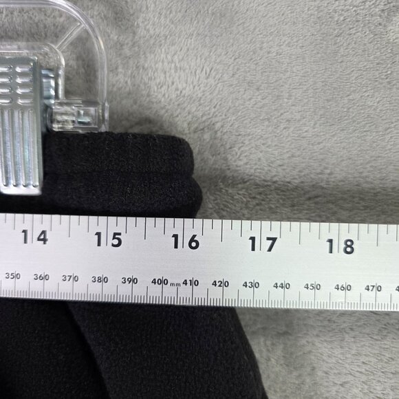 Mens Lee Sport Black Fleece Sweatpants Drawstring Elastic Waist Polyester Size L - Picture 6 of 9